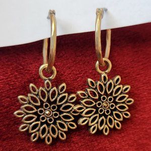Vintage 80s 90s Bohemian dangle earrings